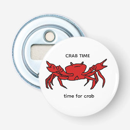 Abridor de garrafa Crab Time
