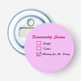 Abridor de garrafa do Sr. Darcy Botão de Jane