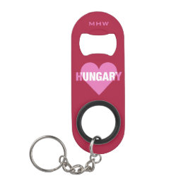 Abridor De Garrafa Mini Hungria Amor abertura personalizada de garrafa de
