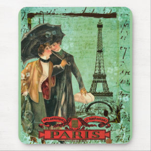 Abril em Paris Mousepad