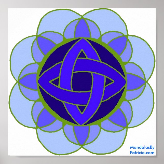 "Abrindo a garganta Chakra" Poster (Frente)