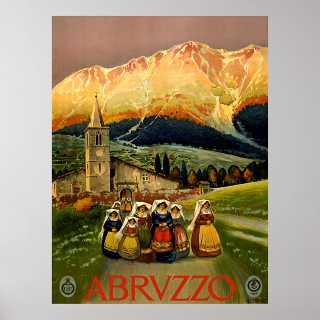 Abruzzo Itália Poster (Frente)