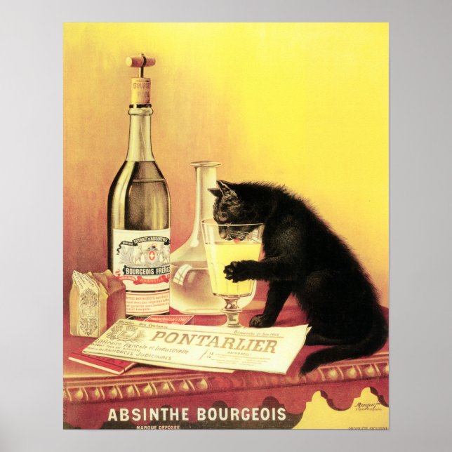Absinthe Bourgeois Poster (Frente)