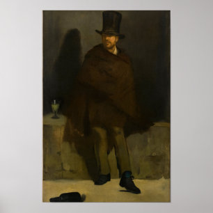 Absinthe Drinker de Manet - Poster