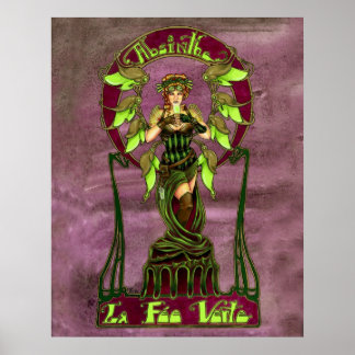 Absinthe Fairy Poster