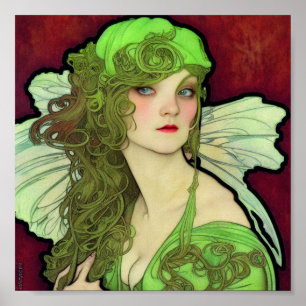 Absinthe Green Fairy Poster