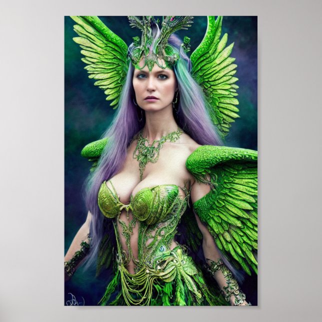 Absinthe Green Fairy Poster (Frente)