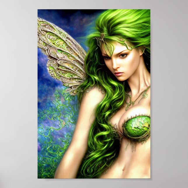 Absinthe Green Fairy Poster (Frente)