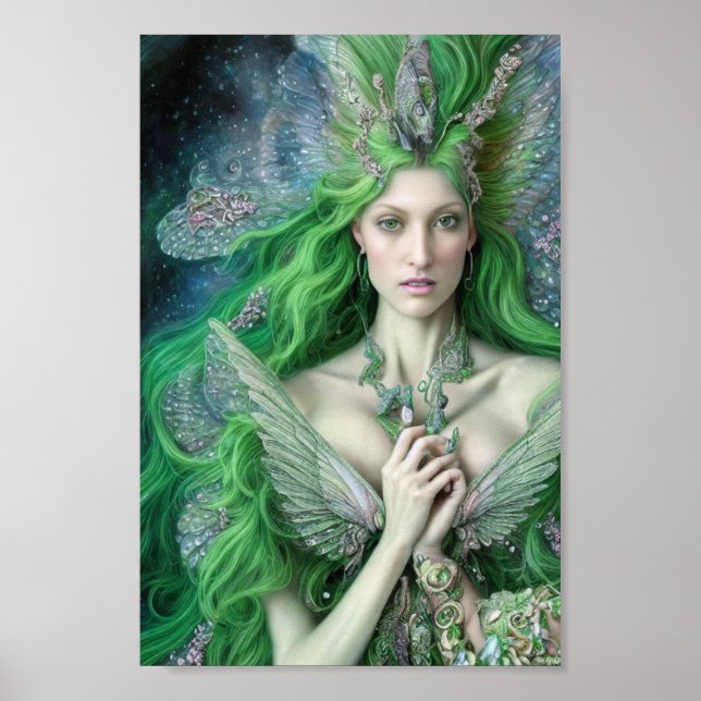 Absinthe Green Fairy Poster (Frente)