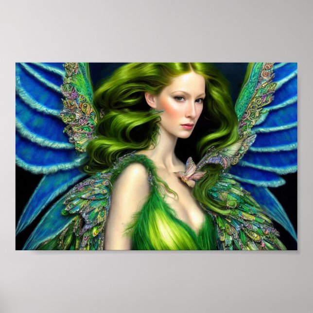 Absinthe Green Fairy Poster (Frente)