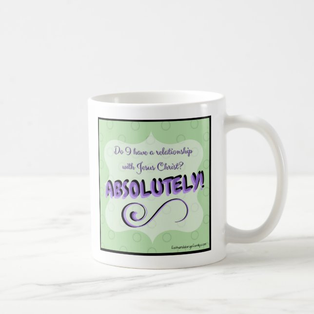 Absolutamente! Caneca de café inspirada (Direita)