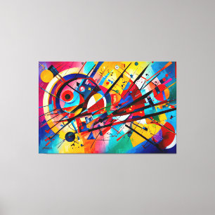 AbSTR_25-067 Abstrato Art Canvas Impressão