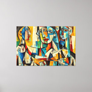 AbSTR_25-084 Abstrato Art Canvas Impressão