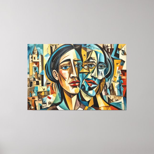 ABSTR_25-097 Abstrato Art Canvas Impressão (Frente)