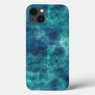 Abstração da Aquarela Azul