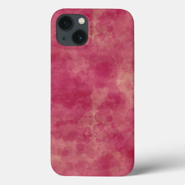 Abstração de Aquarela Dourada rosa (Verso)