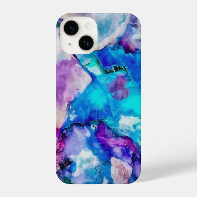 Abstração de Cor Branca Azul (Verso)