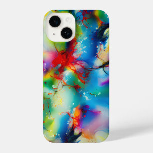 Abstração de Cor da Água Verde Amarelo Azul