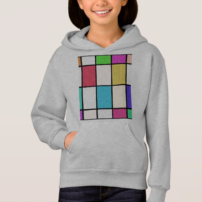 Abstração de Design Gráfico no Estilo Mondrian Dig (Frente)