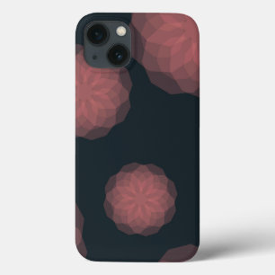 Abstração de flores rosa, geométrica, legal, de te