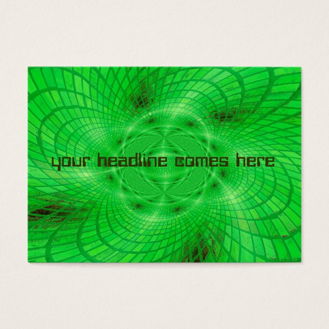 abstração verde neon (Frente)