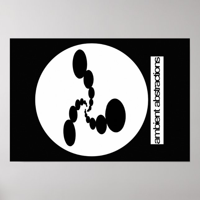 Abstrações Ambientais 13 x 19 Poster (Frente)