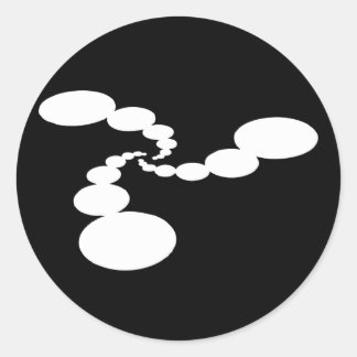 Abstrações Ambientais Círculo de Corte Adesivos Lu