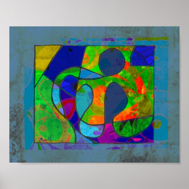 "Abstract 6" 8 x 10 Poster or Download (Frente)