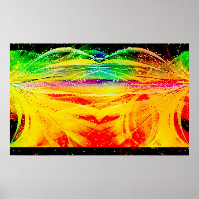 Abstract Astronomical Spider Poster (Frente)