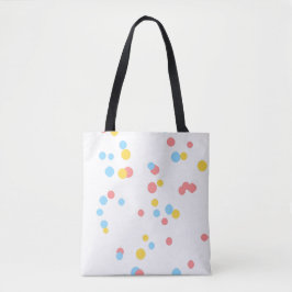Abstract Bloom – All-Over Artistic Floral Tote Bag