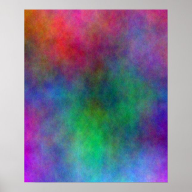 Abstract Color Splash Poster (Frente)