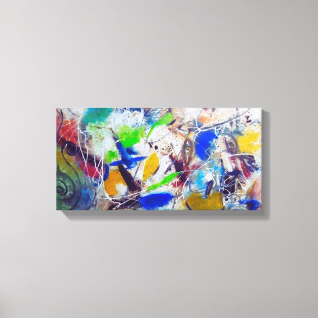 Abstract Colours Canvas  (Frente)