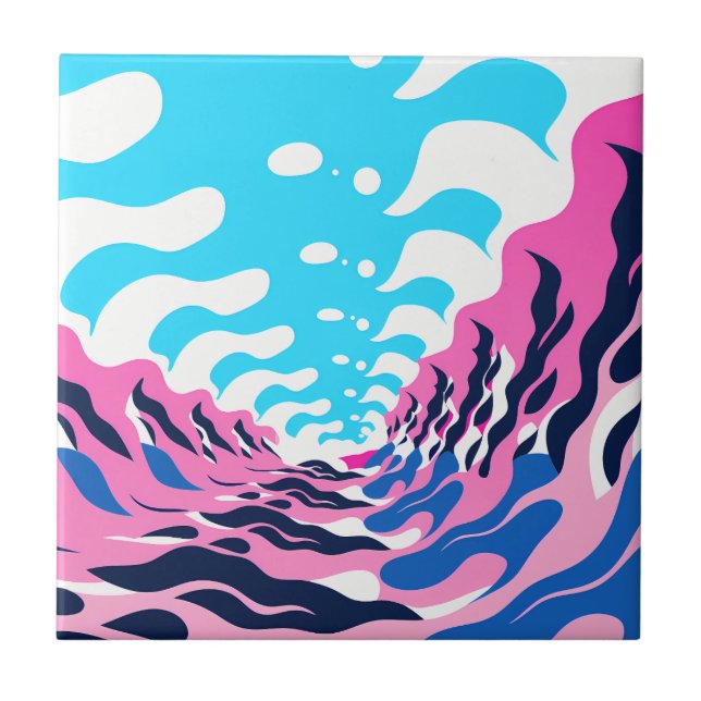 Abstract Dream Wave – Vibrant Surreal Flow (Frente)