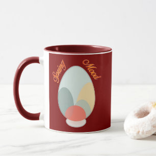Abstract Easter Egg – Modern Art - caneca