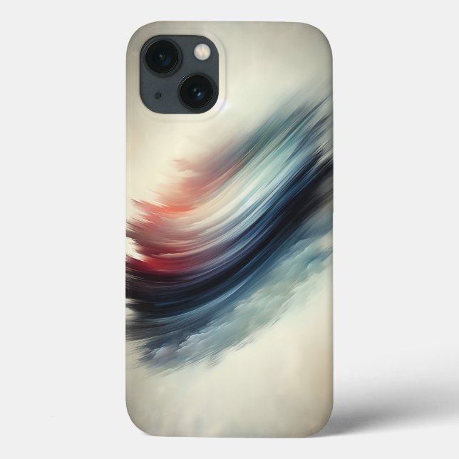 Abstract Ethereal Feather Phone Case - Minimalist  (Verso)