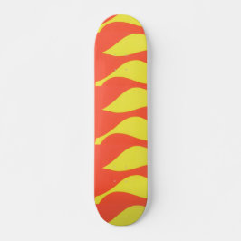 Abstract Fire Skateboard Deck
