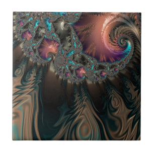 Abstract fractal patterns and shapes. Fractal