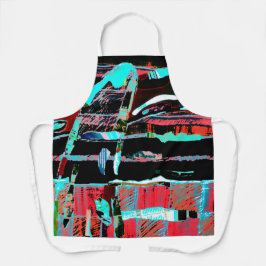 Abstract Freedom – Custom All Over Print Apron (Me