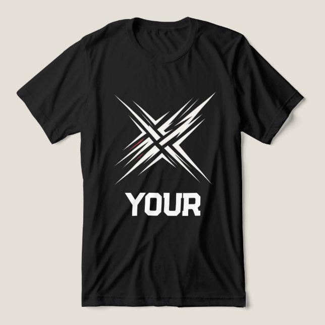 Abstract Gaming Streetwear Design (Design frontal)