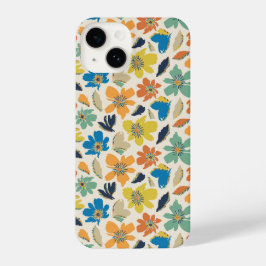 Abstract Hand-Drawn Boho Floral Pattern