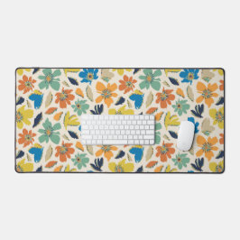 Abstract Hand-Drawn Boho Floral Pattern