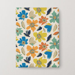 Abstract Hand-Drawn Boho Floral Pattern
