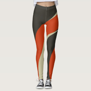 Abstract Leggings