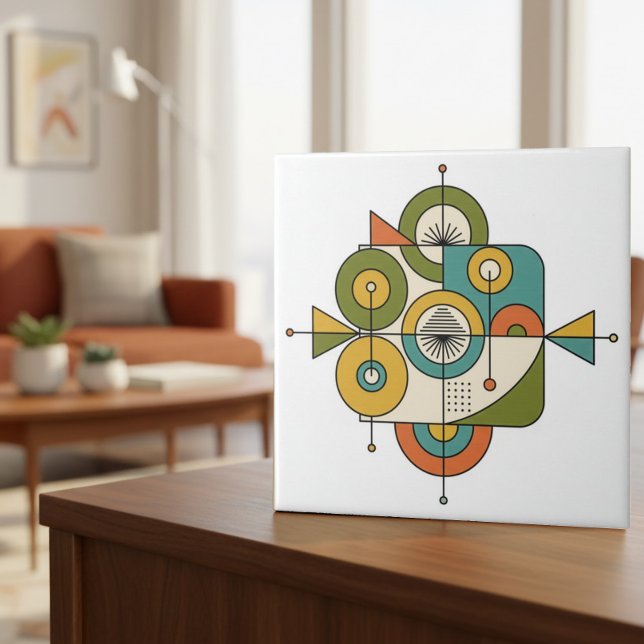 Abstract Mid-Century Modern Motif #1 ID1224 (Criador carregado)