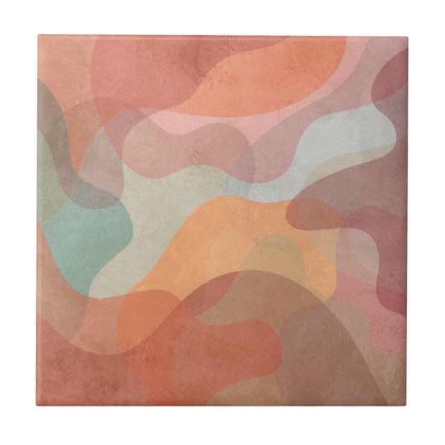 Abstract Overlapping Pastel Blobs Background (Frente)