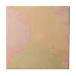 Abstract Pastel Swirl Earthy