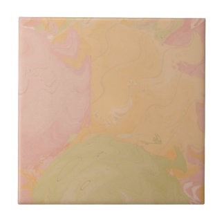 Abstract Pastel Swirl Earthy