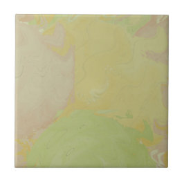 Abstract Pastel Swirl Olive Green