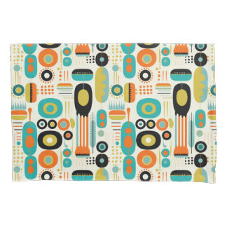 Abstract Pattern Colorful Retro Mid Century Modern
