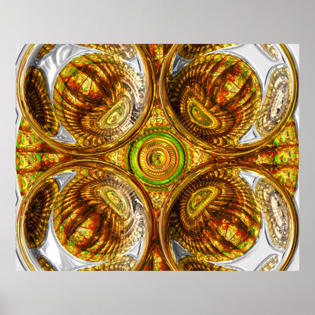 Abstract Patterns 2 Poster (Frente)